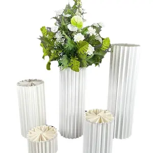 Decorazione di nozze forniture centrotavola Stand di fiori espositore colonna romana tavolo da Dessert per eventi di nozze decorazione della festa