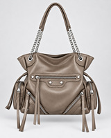 Sac fourre-tout multi-poches Niche Rivet, nouveau style 2026, simplicité urbaine, sac à bandoulière pour femme, grande capacité, fermeture éclair, polyester