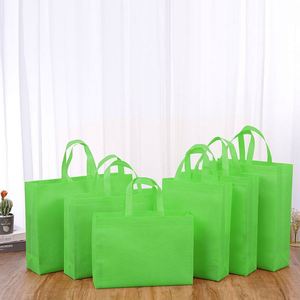 X57 Custom Clothing Supermarket Shopping Reusable Portable <b>Cheap</b> Bag Ecological Promotional Non Woven Bag - Product Image 4
