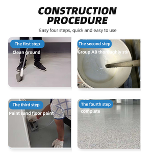 Easy to Construct Self-Leveling Interior Paint Colored Sand Liquid Concrete <strong>Floor</strong> Marble Effect <strong>Epoxy</strong> <strong>Floor</strong> <strong>Coating</strong> - Product Image 3