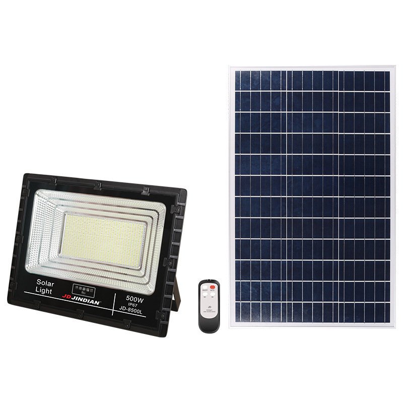 500W & 1000W LED Solar Flood Light Die Casting Aluminium Outdoor Landscape Lighting