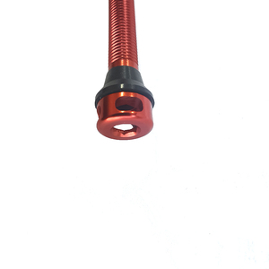 Tiges de valve Presta sans chambre à air en aluminium CNC 44mm 65mm 85mm, valves de vélo légères avec outil de démontage et capuchon pour vélos de route et VTT - Product Image 5