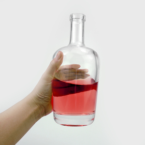 Chai Rượu Thủy Tinh Giả Tùy Chỉnh Giá Nắp Co Rút Kim Loại Nút Chai Thủy Tinh Chai Pha Lê Rượu Vang 750Ml - Product Image 5