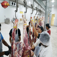 Bac de boucherie rotatif halal en acier inoxydable SUS304 pour ligne d'abattage de bovins, équipement de transformation de la viande de bœuf