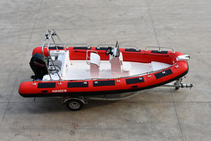Bateau de pêche pneumatique à coque rigide en fibre de verre CE RIB 580 avec <span class=keywords><strong>moteur</strong></span> <span class=keywords><strong>hors</strong></span>-<span class=keywords><strong>bord</strong></span> à vendre - Product Image 4