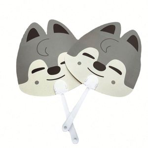 พัดมือพลาสติกใสแบบกลม พิมพ์ภาพ KPOP ตามสั่ง ขนาด 16x17 ซม. เป็นมิตรกับสิ่งแวดล้อม  พร้อมโลโก้สีตามสั่งเพื่อแสดงออกถึงความเป็นตัวตน - Product Image 3