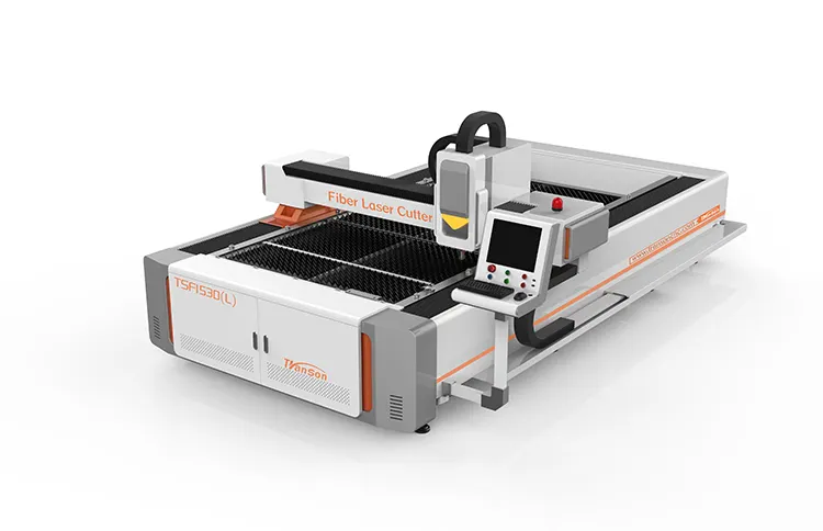 TSF1530L Fiber Laser Snijmachine Met Luchtvaart Aluminium Beam Voor Metalen 1500Mm * 3000Mm Snijden Gebied Racyus Controle systeem