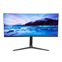 Grosir OEM Monitor lurus 32 inci 144 Hz 1080p 4k Lcd PC komputer Gaming 4K Monitor