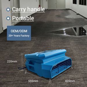 Potentes ventiladores de aire compactos de 220V-240V/50Hz y 1550 rpm de perfil bajo para la restauración de daños por agua - Product Image 3