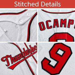 Custom Baseball Jersey Button Down Shirt Unisex Adult Personalized Name Number Moisture Wicking Sublimated Camo Design - Product Image 3