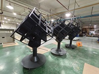 Espositore in Metallo Inclinato Personalizzato con Cornice LED 3D per Pubblicità Creativa e Pareti Video per Esposizioni