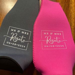 Funda Aislante para Botellas de Cerveza de Verano con Cremallera, Fundas de Neopreno Aislantes para Botellas de Cerveza, Recuerdos para Fiestas, Bodas, Cumpleaños - Product Image 3