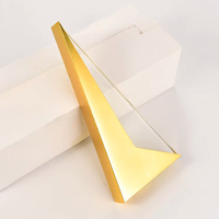 Trophée en cristal personnalisé, léger, écologique, poli et gravé, grand format, vente directe