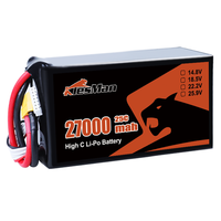 Batterie FPV Drone haute capacité 22000Mah 6S 25C 22.2V Lithium polymère Lipo 4S 5S 6S Uav FPV batterie pour Rc Drone avion jouets