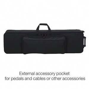 Fábrica BSCI, China OEM, Estuche Portátil Acolchado con Ruedas para Instrumentos Musicales, Bolsa para Teclado de Piano de 61, 76 y 88 Teclas - Product Image 3