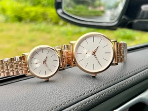 Reloj Digital de Lujo de Alta Gama, Movimiento Mecánico Automático, Cristal de Zafiro, Correa de Acero Inoxidable con Degradado Negro, Omegaes - Product Image 4