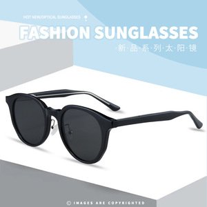 Gafas de Sol Ovaladas con Montura Completa, Lentes Degradadas, Protección UV400, Ligeras, Unisex, Casuales, para Adultos 2024 - Product Image 5