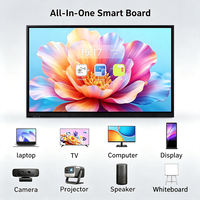 Pizarra Interactiva Inteligente 4K UHD de 86 Pulgadas al por Mayor para Enseñanza en el Aula, Compatible con Android y Windows para Uso Escolar