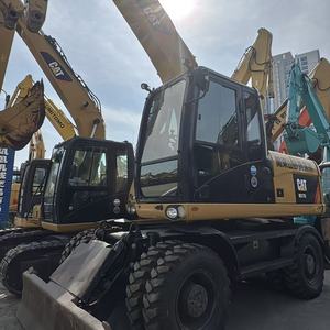Excavatrice sur roues Caterpillar M317D d'occasion, 17 tonnes, 100 % prête à l'emploi avec moteur, origine Japon, certifiée EPA CE - Product Image 1