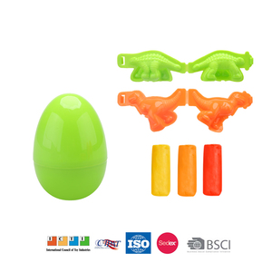 Juego de huevos de Pascua para niños, Set de 5 paquetes de masa de juegos, masa de dinosaurios, herramientas de creación con animales, 4 Uds./PDQ - Product Image 3
