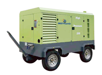 Compresseur d'air portable BESTRAND BT185 7 bars 185cfm 5m3/min à moteur diesel, prix de gros direct usine Chine