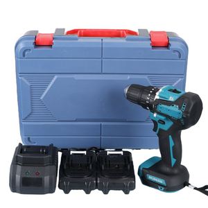 Taladro percutor eléctrico sin escobillas 3 en 1 de 21 V, taladro percutor inalámbrico, destornillador eléctrico para batería de litio, herramientas eléctricas domésticas para bricolaje - Product Image 2