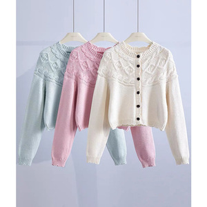 Zhan Ya Women's Knitted <b>Cardigan</b> Long Sleeve Single Breasted Loose Fit Anti Pilling <b>Spring</b> Summer Fashion - Product Image 4