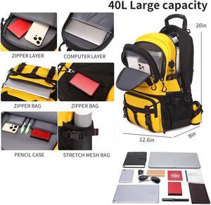 Wholesale Outdoor Waterproof <b>Backpack</b> Hiking Trekking Bag Daypack - Product Image 3