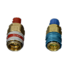 Conector Rápido R134a de Alta y Baja Presión, Accesorio Metálico para Carga de Refrigerante de Aire Acondicionado para Automóviles - Product Image 5