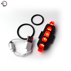 Bike Tail <strong>Light</strong> Waterproof Riding Rear Led <strong>USB</strong> <strong>Rechargeable</strong> Mountain Bike Cycling <strong>Light</strong> Tail-lamp Bicycle <strong>Light</strong> - Product Image 3