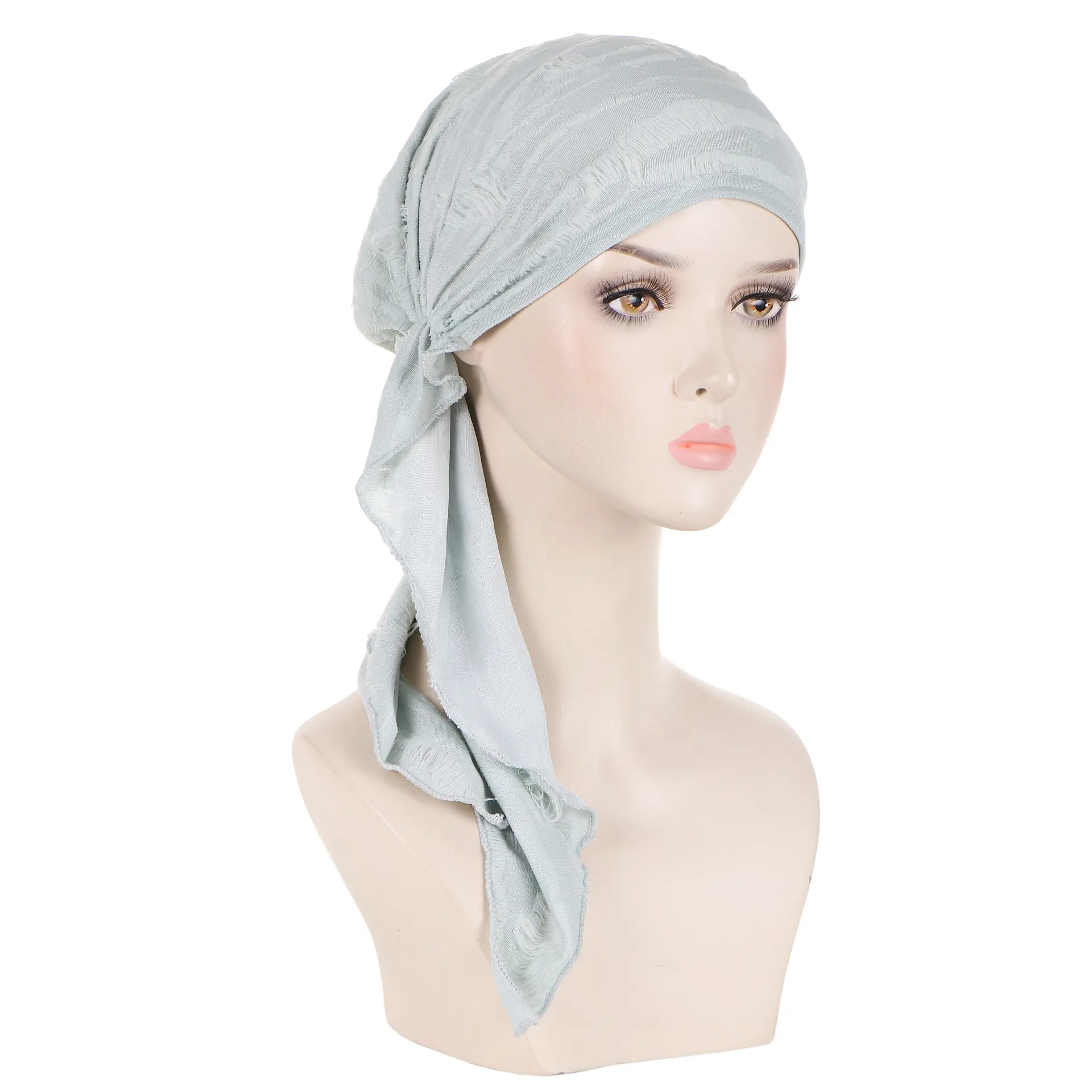 คุณภาพสูงผู้หญิงหมวกมะเร็งอิสลามฮิญาบรูปขนยาวหางชาติพันธุ์ tuaban หมวกผู้หญิงมุสลิมผ้าพันคอหัวกระโปรง