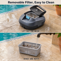 Nettoyeur de piscine robotisé sans fil électrique, moteur sans balais, batterie Li-Ion - OEM/ODM, logo personnalisé/marque privée, nettoyage des bords, MOQ 100