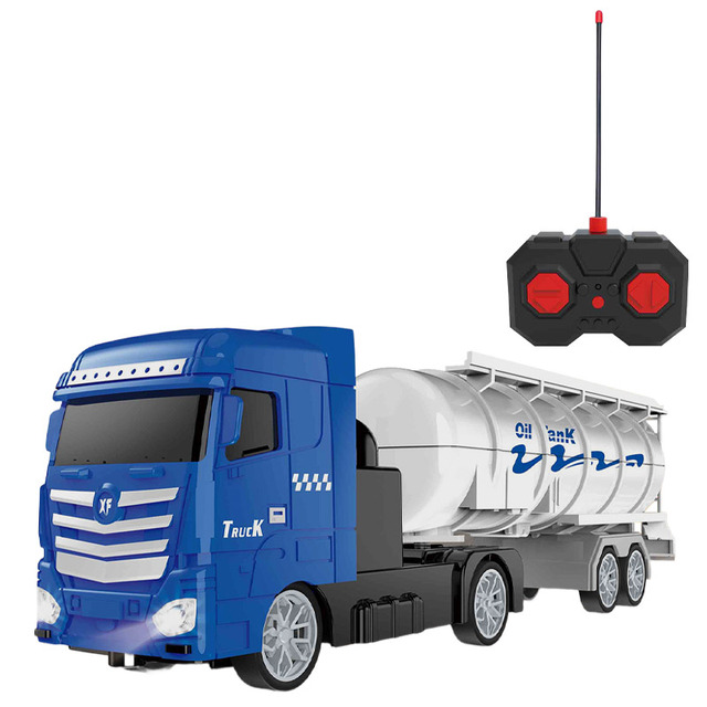 Customized Children's Electric 8-Wheel Truck Electric Toys for Adults and Kids Chargeable Car Oil Tanker Toy Toy Car for Kids