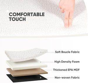 72*38*38cm Modern Foldable Soft Teddy Velvet Fabric for Home Use Living Room Furniture Bedroom Entry Storage Bench <strong>Stool</strong> <strong>Ottoman</strong> - Product Image 3