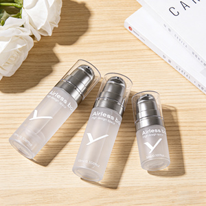 Botella Dosificadora Airless de PP Resistente y Antiderrames de 5ml 10ml 15ml para Crema, Loción de Manos, Crema para Ojos, Sérum Facial, Cuidado Diario de <span class=keywords><strong>la</strong></span> Piel - Product Image 1