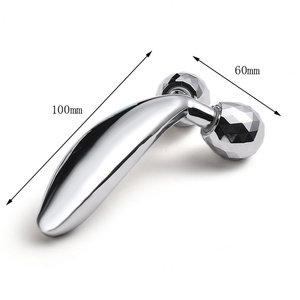 Rodillo Facial Metálico en V con Logotipo Personalizado, Rodillo de Masaje Facial de Doble Rodillo, Rodillo 3D para Lifting Facial - Product Image 3