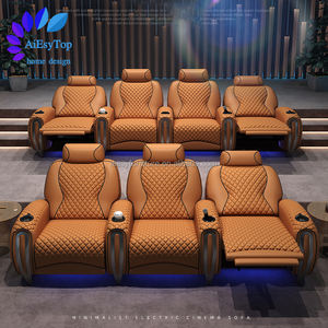 튼튼한 부드러운 홈 시어터 안락 의자 소파 핫 세일 거실 가구 VIP 홈 시어터 좌석 마사지 홈 시네마 럭셔리 소파 - Product Image 6