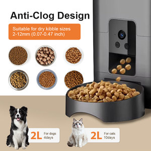 Distributeur automatique de nourriture pour chat intelligent 2L, distributeur automatique de nourriture pour chien, distributeur de nourriture sèche pour chien, contrôle quantitatif programmé par application, distributeur automatique de nourriture pour chat, bol pour animaux de compagnie - Product Image 2