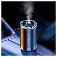Diffuseur d'huiles essentielles portable USB sans eau rechargeable pour voiture, humidificateur à brume froide avec fonction massage pour hôtel
