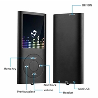 Lecteur de musique MP4/MP3 mini portable à prix d'usine, avec mémoire intégrée, étanche, compatible avec carte SD