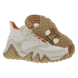Chaussures de golf unisexes Adidas Adicross Hi Aluminium/Beige magique/Orange Impact |   100% authentique - Product Image 4