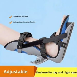 Attelle de cheville respirante réglable, design en forme de T, pour le soutien de la chute du pied, l'inversion et l'éversion, insert de chaussure de soutien pour attelle, double usage - Product Image 2