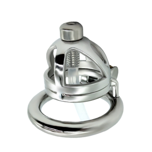 FRRK Drop Shipping Sex Toy <span class=keywords><strong>Cage</strong></span> de chasteté masculine avec cathéter pour hommes, dispositif de verrouillage du pénis, <span class=keywords><strong>cage</strong></span> à pénis pour petit pénis - Product Image 2