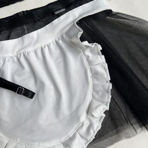 Costume de femme de chambre Roleplay Anime Cosplay Outfit <span class=keywords><strong>tablier</strong></span> <span class=keywords><strong>coquin</strong></span> mignon soutien-gorge jupe ensemble Sexy femme de chambre Lingerie avec soutien-gorge - Product Image 6