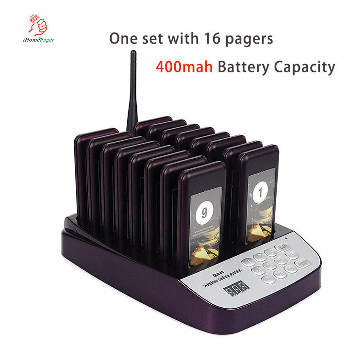 Un conjunto con 16 buscapersonas, 400Mah