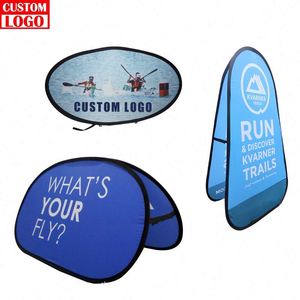Letrero Ligero para Exteriores, Tipo Pop-Up, Horizontal, Doble Cara, para Eventos, Ferias Comerciales, Publicidad, con Bolsa de Transporte - Product Image 1