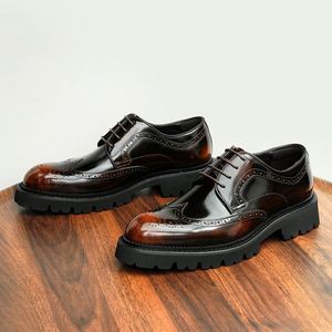 En 2025, el Fabricante Producirá Zapatos Formales de Cuero de Alta Calidad con Función de Aumento de Altura para la Temporada de Otoño - Product Image 3