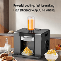 Machine à glace en flocons R290, refroidisseur d'air, machine à glace de comptoir pour usage commercial en pâtisserie, machine à fabriquer de la glace