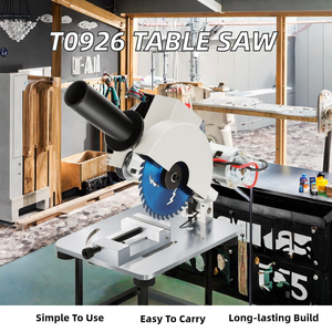 多功能卧式圆锯小型台式微型木工石材钢塑料45度电动马达 - Product Image 2