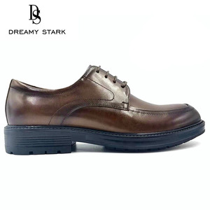 Chaussures Oxford en cuir véritable pour <span class=keywords><strong>homme</strong></span>, design authentique et luxueux, couleur marron, confortables, dernières tendances, pour <span class=keywords><strong>mariage</strong></span>, automne - Product Image 2